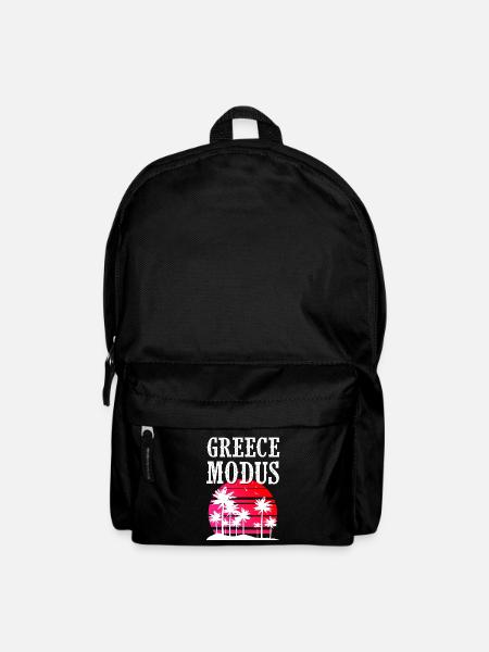 Greece Modus - Rucksack - Schwarz