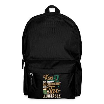 Accountant Bookkeeper Accounting - Backpack - black - Front