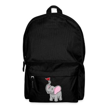Elephant Flag - Backpack - black - Front
