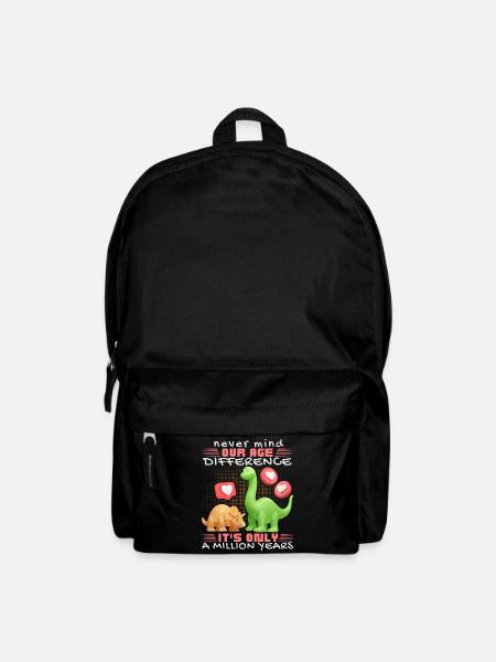 Verliebter Dinosaurier lustiger Spruch Dino-Spruch - Rucksack - Schwarz