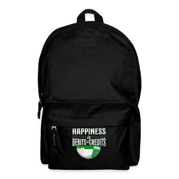 Accountant Bookkeeper Accounting - Backpack - black - Front