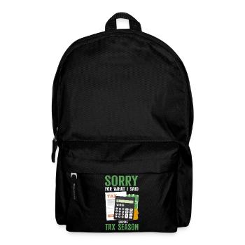 Comptable Comptable Comptable Comptabilité - Sac à dos - noir - Devant