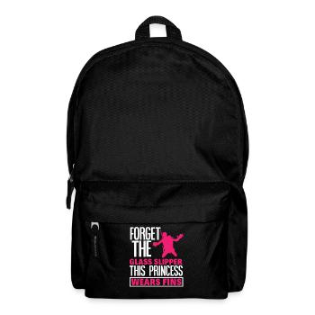 Diver Girl Woman - Backpack - black - Front