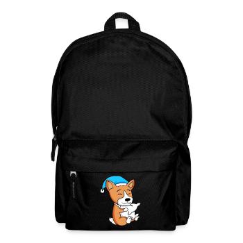 Chien race de chien Welsh Corgi Pembroke - Sac à dos - noir - Devant