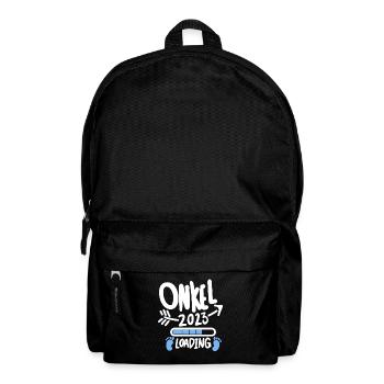Onkel 2023 - Onkel werden - Onkel loading 2023 - Rucksack - Schwarz - Vorne