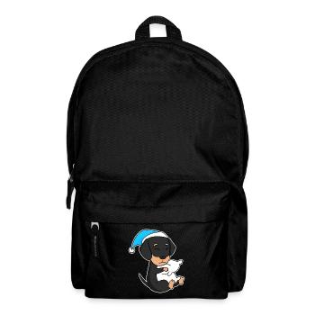 Dog Dog breed Dachshund Dachshund - Backpack - black - Front