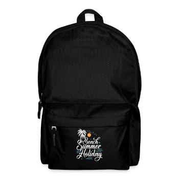 Beach Summer Holiday Holiday Leisure Holidays - Backpack - black - Front