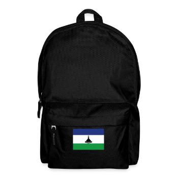 Offizielle Lesotho Flagge Liberian Country Pride - Rucksack - Schwarz - Vorne