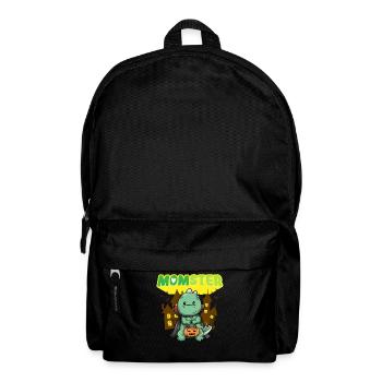 Momster Monster Mom Scary Halloween Mommy Costume - Backpack - black - Front