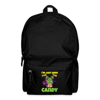 I'm Just Here For The Candy Scary Halloween Beast - Rucksack - Schwarz - Vorne