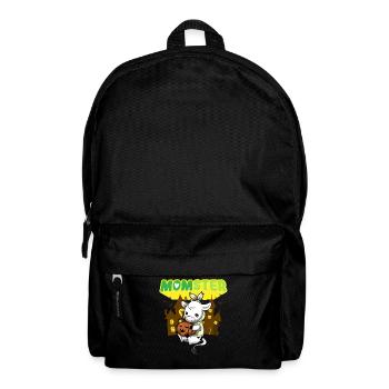 Momster Monster Mom Scary Halloween Mommy Costume - Backpack - black - Front
