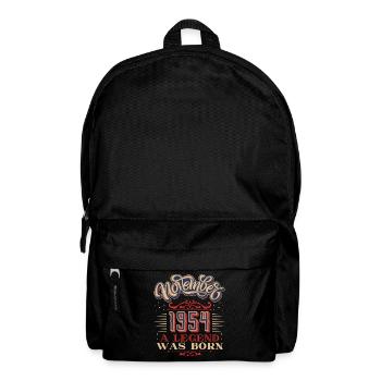 1954, birthday, November 1954, 11.1954, 11-1954 - Backpack - black - Front