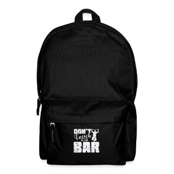 Don’t Touch my Bar Calisthenics Fitness - Rucksack - Schwarz - Vorne