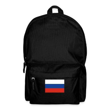 Offizielle russische Flagge Russischer Landesstolz - Rucksack - Schwarz - Vorne