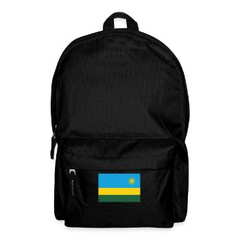 Offizielle Ruanda Flagge Ruandan Country Pride - Rucksack - Schwarz - Vorne