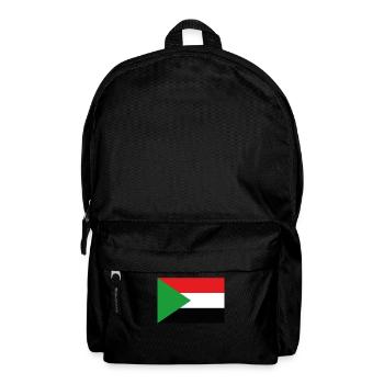Drapeau officiel du Soudan Fierté du pays soudanais - Sac à dos - noir - Devant