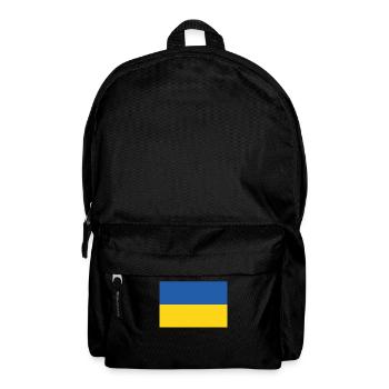 Official Ukraine Flag Ukrainian Country Pride - Backpack - black - Front
