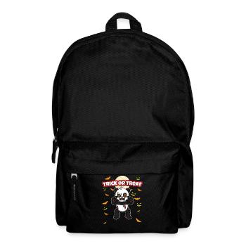Trick Or Treat Scary Creepy Halloween Monster - Backpack - black - Front