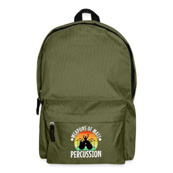 Armes de percussion de masse - Sac à dos - vert olive - Devant