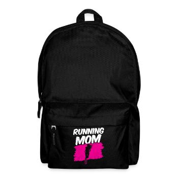 Laufende Mutter Läuferin Joggen Laufen Mama - Rucksack - Schwarz - Vorne