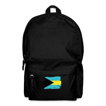 Official Bahamas Flag Bahamian Country Pride - Backpack - black - Front