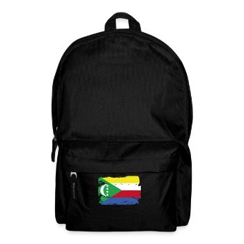 Official Comoros Flag Comoro Country Pride Vintage - Backpack - black - Front