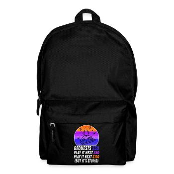 DJ Request - Rucksack - Schwarz - Vorne