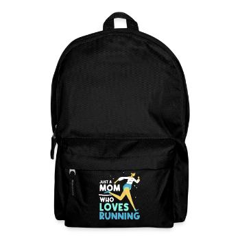 Juste une maman qui aime courir maman jogging - Sac à dos - noir - Devant