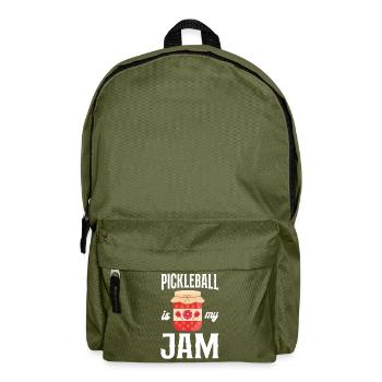 Pickleball Pickleball Is My Jam - Backpack - olive green - Front