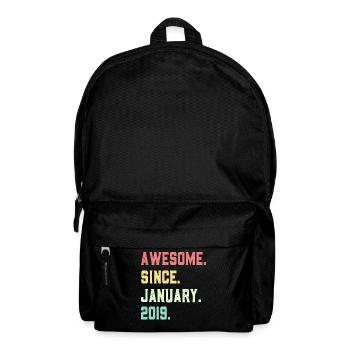 Génial depuis janvier 2019 - Sac à dos - noir - Devant