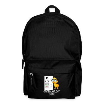 Ophthalmology chick, optician, Ophthalmology - Rucksack - Schwarz - Vorne