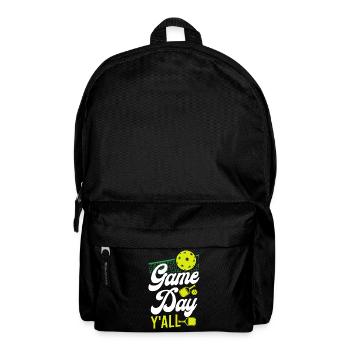 Pickleball Girl Ladies Game Day - Rucksack - Schwarz - Vorne