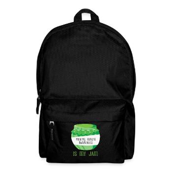 Mental Health Awareness ist meine Jam Mental Illness - Rucksack - Schwarz - Vorne