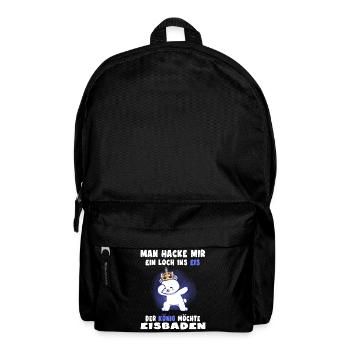 eisbaden kryotherapie eisbader könig kneipp - Rucksack - Schwarz - Vorne