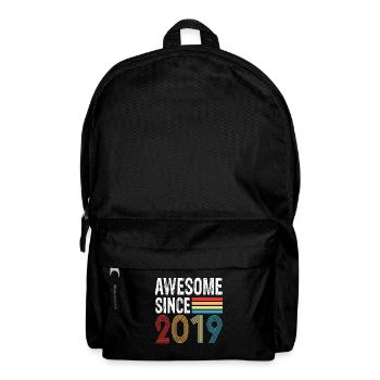 Awesome Since 2019 Birthday 2019 Vintage 2019 - Backpack - black - Front