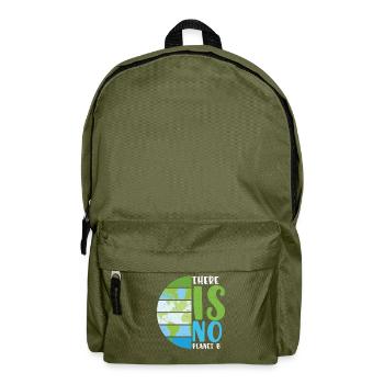 Es gibt keine Planet B Earth Protection Zitate - Rucksack - Olivgrün - Vorne