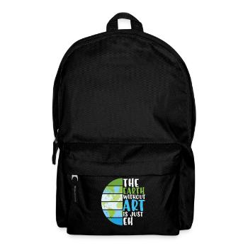 The Earth Without Art Is Eh Funny - Backpack - black - Front