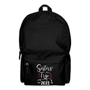 Sisters Trip 2023 Shirt Funny Vacation Travel - Rucksack - Schwarz - Vorne