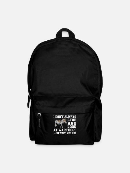 Dicton phacochère - Sac à dos - noir