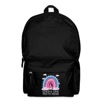 Gnome One Fights Pink Breast Cancer Alone - Backpack - black - Front