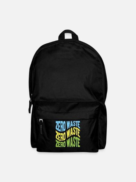 Zero Waste Motivationsangebote - Rucksack - Schwarz