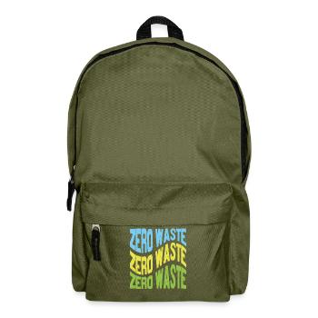 Zero Waste Motivationsangebote - Rucksack - Olivgrün - Vorne