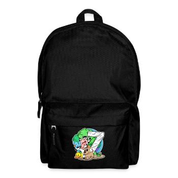 7. Geburtstag Niedliche Tiere 7 Jahre alt - Rucksack - Schwarz - Vorne