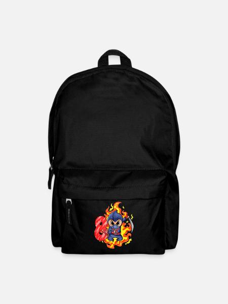 8ème anniversaire Garçon de 8 ans Ninja - Sac à dos - noir