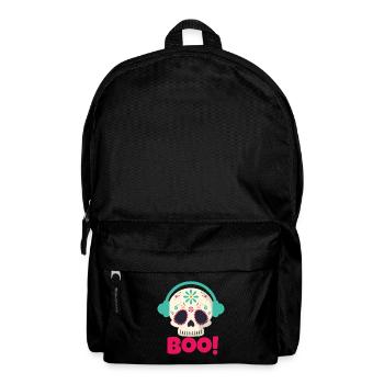 Boo Totenkopf - Rucksack - Schwarz - Vorne