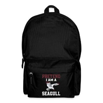 Faites semblant d’être une mouette - Sac à dos - noir - Devant