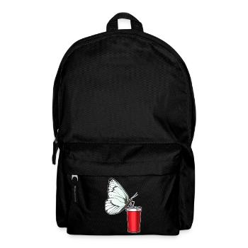 Tasse papillon à emporter - Sac à dos - noir - Devant