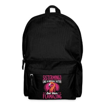 Sistermingo comme une sœur normale flamazing rose - Sac à dos - noir - Devant
