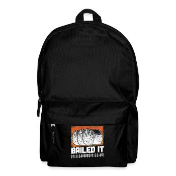 Farming Farmer Hay Bale Pun - Rucksack - Schwarz - Vorne
