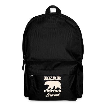 Légende du chasseur d’ours - Sac à dos - noir - Devant